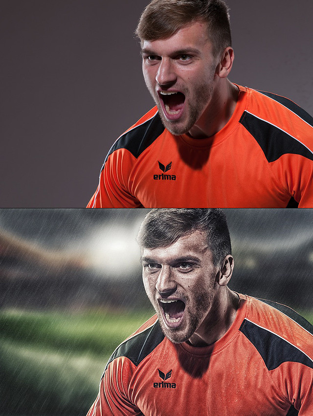 Vorher-Nachher "SCREAM"